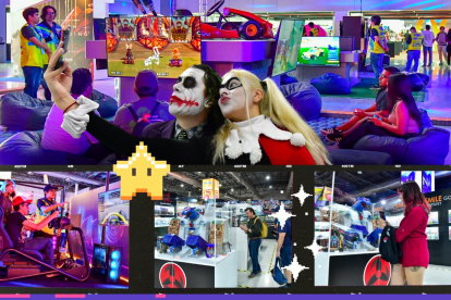 Los gamers tuvieron un gran espacio en la Comic Con 2025.