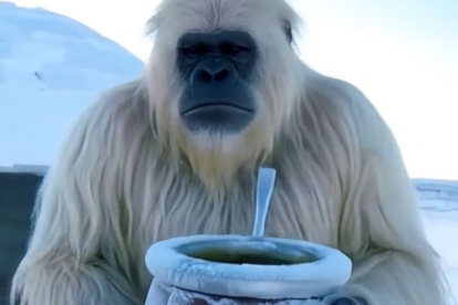 El "Loco Blanco", el gorila virtual que se ha vuelto viral en TikTok gracias a la IA.