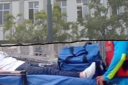 La estudiante fue retirada en camilla del colegio, en el centro-sur de Guayaquil. Las autoridades descartaron que haya sido drogada.