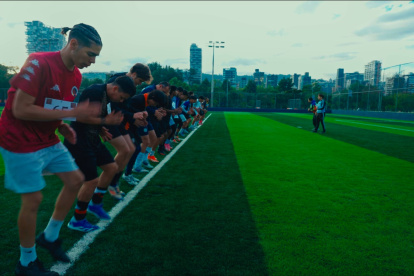 Unos 60 jóvenes futbolistas estuvieron citados a la primera convocatoria para ser parte de Quijotes de los Andes.