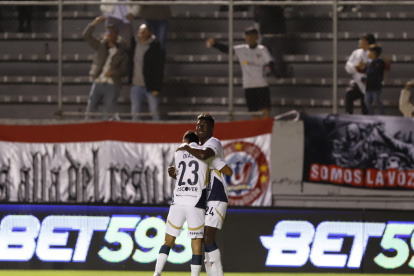 Alejandro Cabeza marcó el gol del triunfo de Liga de Quito.