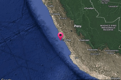 Imagen referencial sobre la zona del sismo.