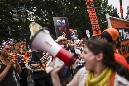 Se convocaron 2.000 manifestaciones en los 50 estados de EE.UU. bajo el lema “No Reyes”.