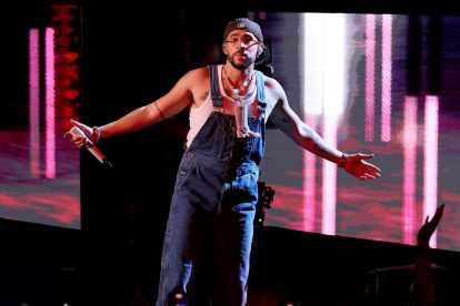 Bad Bunny en su tour de 2024.