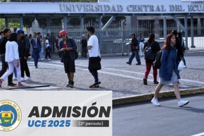 El proceso de inscripción a la Universidad Central del Ecuador se desarrolla, según un calendario.