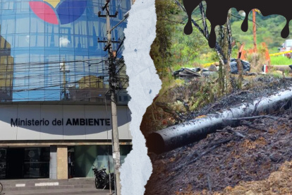 El MAATE responde a la rotura del SOTE con acciones de control ambiental.