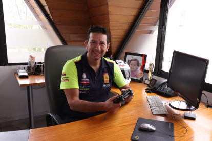 Vanguardia. Sebastián asegura que los videojuegos son una alternativa poco utilizada en su deporte.