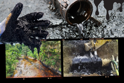 Equipos trabajan en la limpieza tras la rotura del SOTE registrada el 16 de junio de 2025