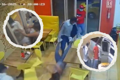 La mujer fue arrastrada por el restaurante y embarcada a la fuerza en una camioneta. Ocurrió en La Aurora, cantón Daule.