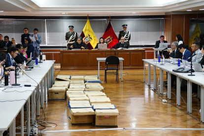 En la Corte Nacional de Justicia se desarrolla la audiencia del caso Reconstrucción de Manabí.