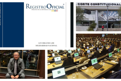Gabriel René Salvador Lema puso una acción pública de inconstitucionalidad ante la Corte Constitucional en contra de la Ley Orgánica de Solidaridad Nacional, publicada el 10 de junio en el Registro Oficial.