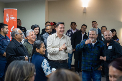 El alcalde de Cuenca, Cristian Zamora, inició sus funciones en 2023.