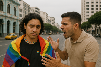 La discriminación hacia las personas de la comunidad LGBTIQ+ la mayoría de veces comienza de manera verbal