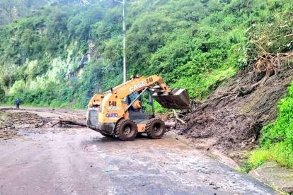 Emergencia. En invierno varios deslizamientos afectaron a la ciudad.