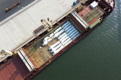 Los generadores, que importó Progen, para la central de Salitral arribaron al país en diciembre de 2024.