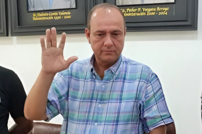 Gustavo Samaniego, alcalde de San Lorenzo.