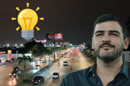 El alcalde se refirió a la iluminación de la ciudad en un reciente video.