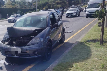 Un accidente múltiple se registró en la Ruta Viva este 19 de junio de 2025.