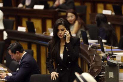 Dian Jácome encabeza la Comisión de Transparencia de la Asamblea en done se quiere fiscalizar los contratos de Pogen.