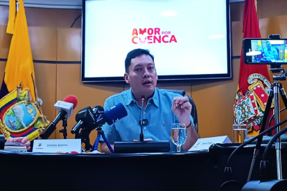 El alcalde Cristian Zamora respondió a Santiago Guarderas sobre posible denuncia electoral.