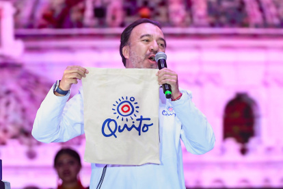 El símbolo integra el sol y las montañas. El alcalde Pabel Muñoz presentó la Marca Ciudad.