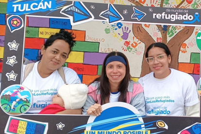 En San Gabriel, Tulcán, se conmemoró el Día Mundial del Refugiado, el 20 de junio del 2025.