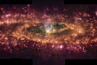Astrónomos captan la imagen en mil colores más detallada de la "Galaxia del Escultor"