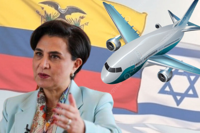 La canciller asegura estar coordinando ya vuelos humanitarios para migrantes en Israel.