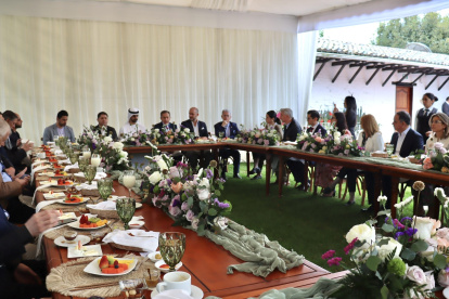 La reunión de exportadores y empresarios de Ecuador con la misión de Emiratos Árabes Unidos.
