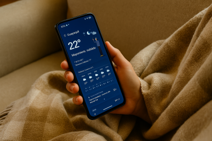 Una noche fría en Guayaquil: 22 °C bastaron para sacar la cobija y revisar el clima con asombro.
