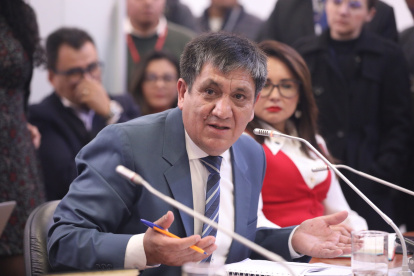 Wilson Toianga, fiscal General, compareció el 23 de junio de 2025 en la Comisión de Fiscalización de la Asamblea.