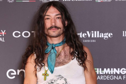 Ezra Miller en el evento de Filming Italy Sardegna