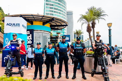 Policías de Turismo acompañarán a los agentes de control metropolitano en la Estación de Acción Segura (EAS) de Puerto Santa Ana y Las Peñas.