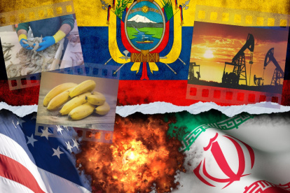 Ecuador, con una economía dependiente del dólar y de sus exportaciones, podría verse afectado por la guerra entre Estados Unidos e Irán, advierten expertos.