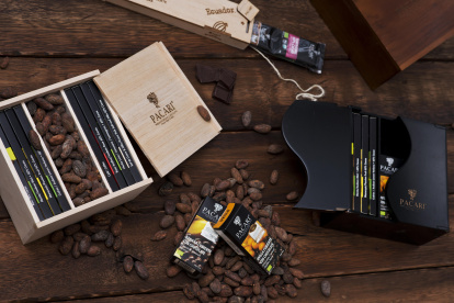 Los diferentes sabores y presentaciones del chocolate Pacari.