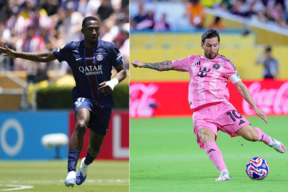 Willian Pacho buscará frenar a Lionel Messi en el Mundial de Clubes 2025.