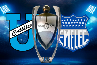 Universidad Católica recibe a Emelec en el estadio Banco Guayaquil, de Quito, el miércoles 25 de junio.