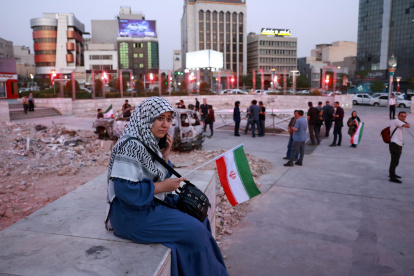 Fotografia de la plaza Hafte-Tir en Teherán.