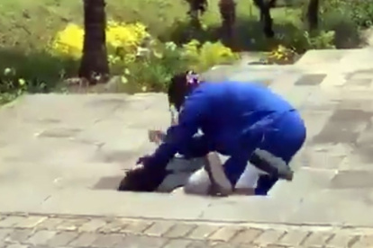 La agresión ocurrió en el sector del Itchimbía, en Quito.