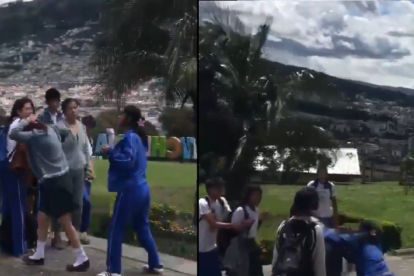 El Ministerio de Educación señaló que se ha identificado a los estudiantes que observaron y no impidieron el brutal ataque a una alumna de colegio en el Itchimbía, en Quito.