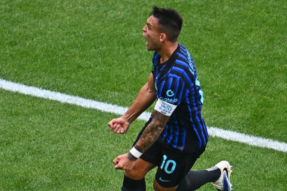 Lautaro Martínez, delantero argentino del Inter de Milán.