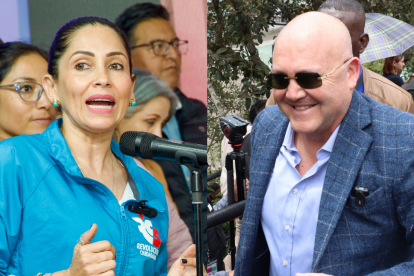 Luisa González y Diego Borja fueron señalados de presunta infracción electoral.