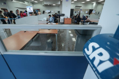 Oficinas de la se del ente recaudador, en Guayaquil.