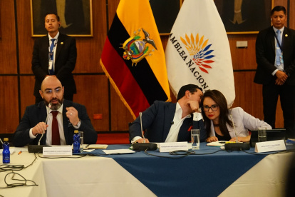 El presidente de la Judicatura Mario Godoy compareció ante la Comisión de Fiscalización de la Asamblea.