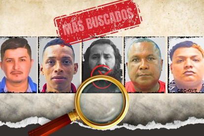 Los más buscados son integrantes de grupos criminales de Ecuador.