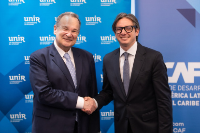CAF y UNIR consolidan una alianza estratégica que abre nuevas oportunidades de formación universitaria para América Latina
