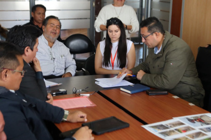 Durante las reuniones mantenidas con la empresa Ferrocarriles del Ecuador.