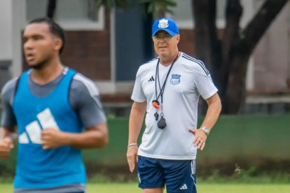 Jorge Célico dirigió a Emelec desde el inicio de la temporada 2025