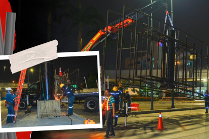 Aquiles Álvarez ordena desmontar vallas sin permiso en Guayaquil.