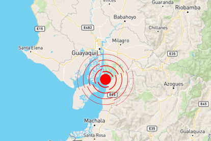 Se registraron dos sismo en la madruga en la provincia del Guayas